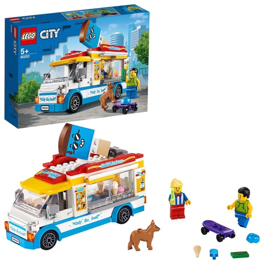 LEGO City, klocki Furgonetka z lodami, 60253 LEGO