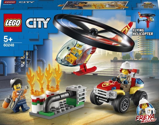 LEGO City, klocki, Helikopter strażacki leci na ratunek, 60248 LEGO
