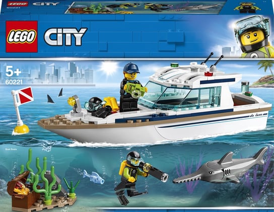 LEGO City, klocki, Jacht, 60221 LEGO