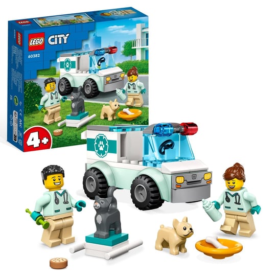 LEGO City, klocki, Karetka weterynaryjna, 60382 LEGO