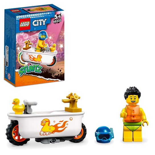 LEGO City, klocki, Kaskaderski Motocykl-Wanna, 60333 LEGO
