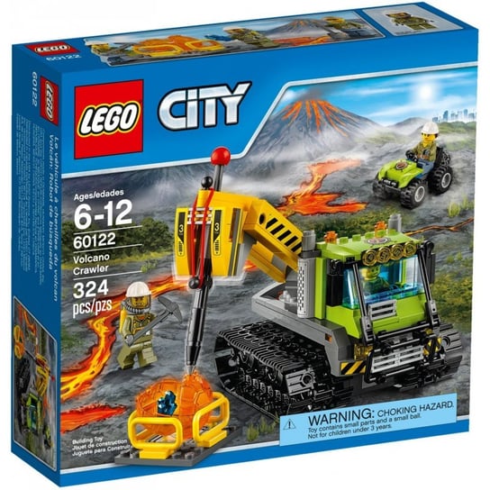 LEGO City, klocki Łazik wulkaniczny, 60122 LEGO