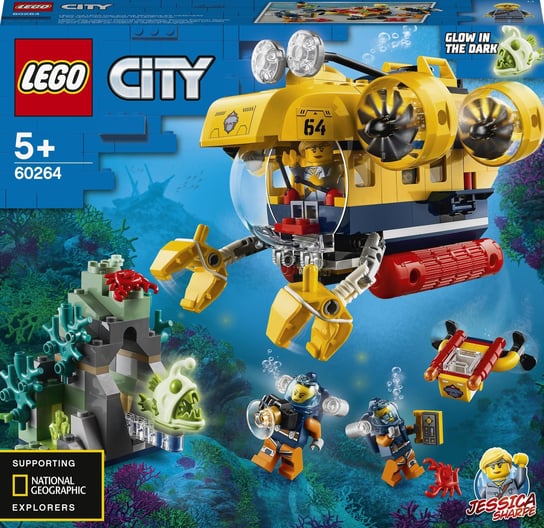 LEGO City, klocki Łódź podwodna badaczy oceanu, 60264 LEGO
