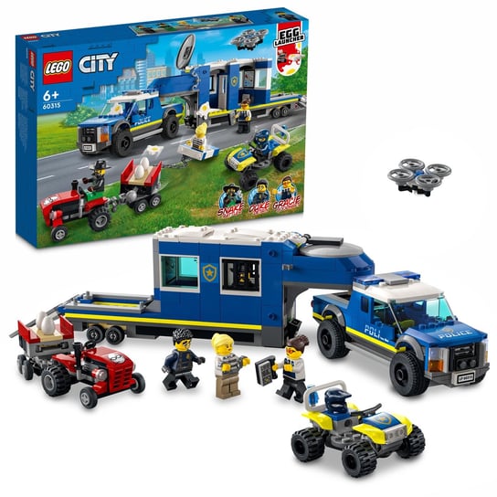 LEGO City, klocki, Mobilne centrum dowodzenia policji, 60315 LEGO
