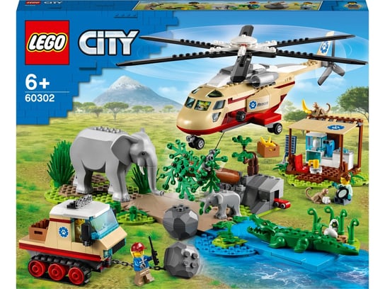 LEGO City, klocki, Na ratunek dzikim zwierzętom, 60302 LEGO