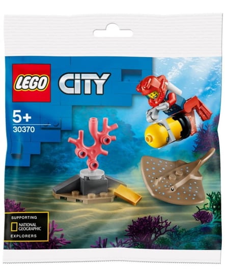 LEGO City, klocki, Nurek Oceaniczny 30370 5+ LEGO LEGO