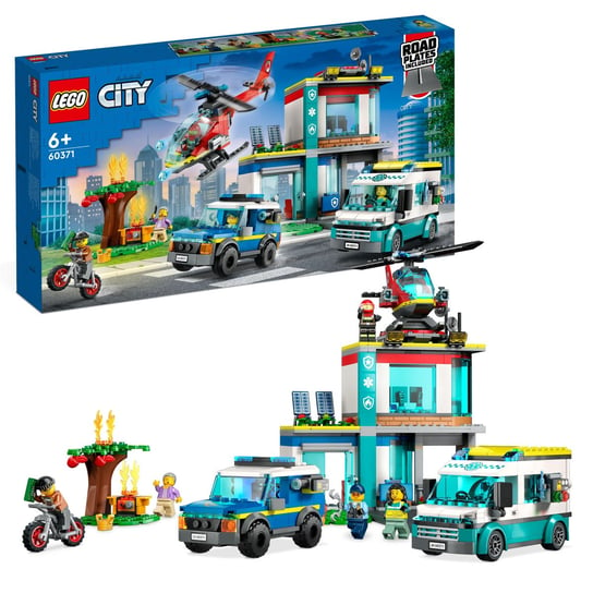 LEGO City, klocki, Parking dla pojazdów uprzywilejowanych, 60371 LEGO