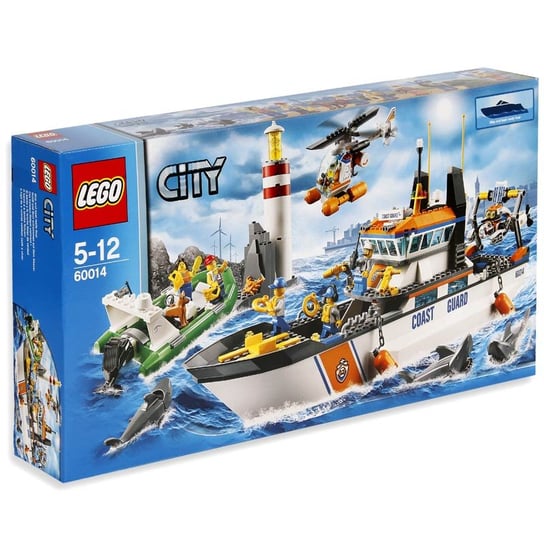 LEGO City, klocki Patrol straży przybrzeżnej, 60014 LEGO