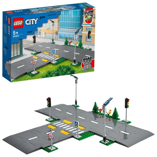 LEGO City, klocki Płyty Drogowe Ulica, 60304 LEGO