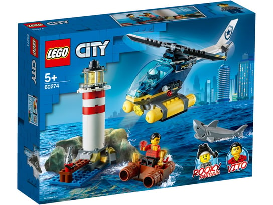 LEGO City, klocki Policja specjalna i zatrzymanie w latarnii morskiej, 60274 LEGO