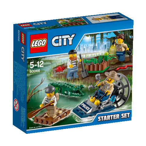 LEGO City, klocki Policja wodna, zestaw startowy, 60066 LEGO