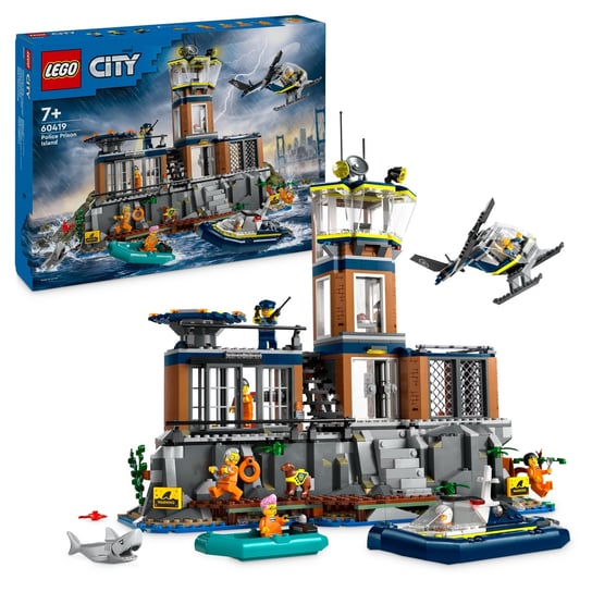 LEGO City, klocki, Policja z Więziennej Wyspy, 60419 LEGO