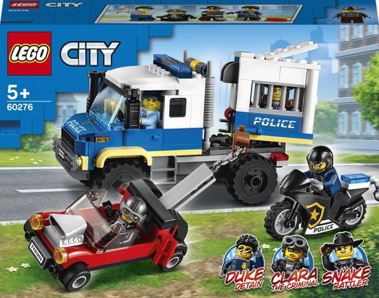 LEGO City, klocki Policyjny Konwój Więzienny, 60276 LEGO