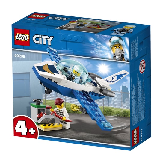 LEGO City, klocki Policyjny patrol powietrzny, 60206 LEGO