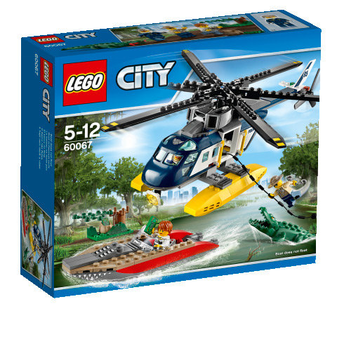 LEGO City, klocki Pościg śmigłowcem, 60067 LEGO