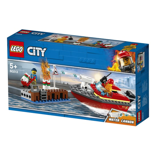 LEGO City, klocki Pożar w dokach, 60213 LEGO