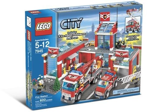 LEGO City, klocki, Remiza, 7945 LEGO