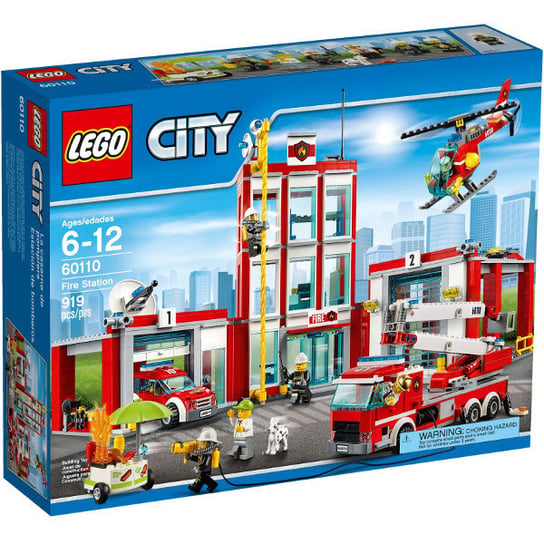 LEGO City, klocki Remiza strażacka, 60110 LEGO