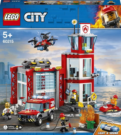 LEGO City, klocki Remiza strażacka, 60215 LEGO