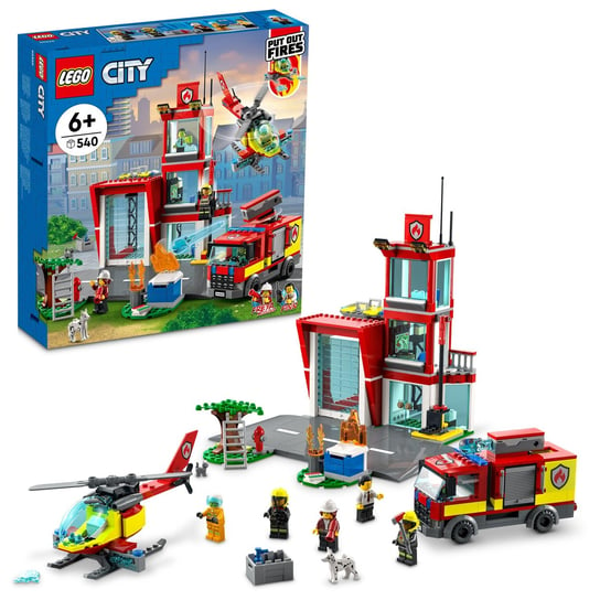LEGO City, klocki, Remiza strażacka, 60320 LEGO