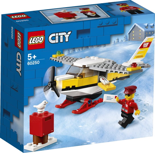 LEGO City, Klocki Samolot Pocztowy, 60250 LEGO