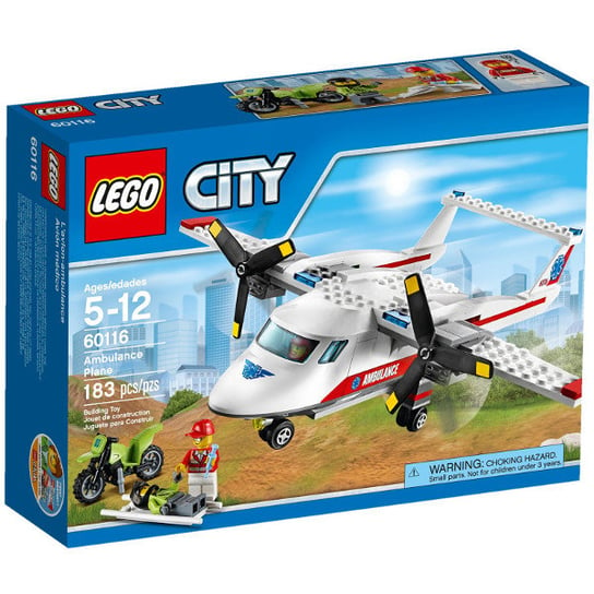 LEGO City, klocki Samolot ratowniczy, 60116 LEGO