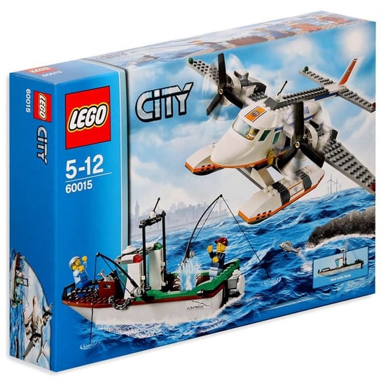 LEGO City, klocki Samolot straży przybrzeżnej, 60015 LEGO