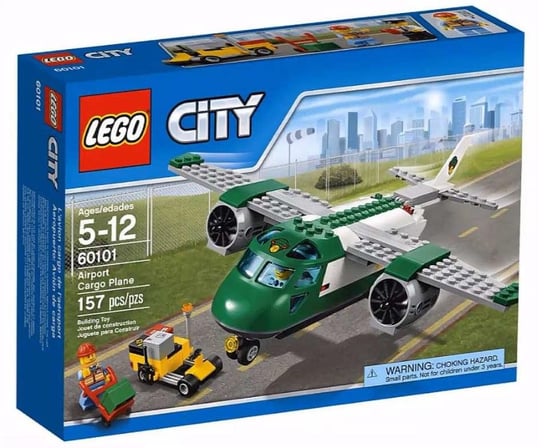 LEGO City, klocki Samolot transportowy, 60101 LEGO