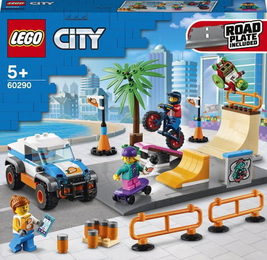 LEGO City, klocki Skatepark Rampa, 60290 LEGO