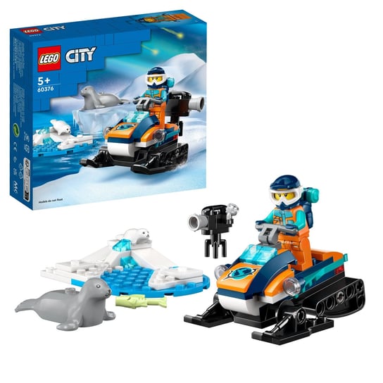 LEGO City, klocki, Skuter śnieżny badacza Arktyki, 60376 LEGO