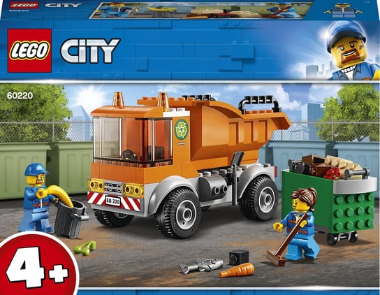 LEGO City, klocki Śmieciarka, 60220 LEGO