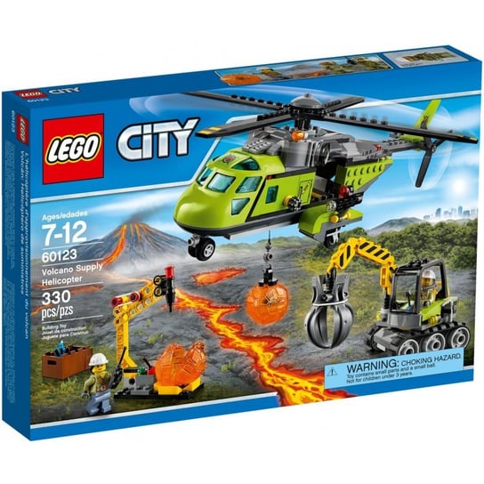 LEGO City, klocki Śmigłowiec dostawczy, 60123 LEGO