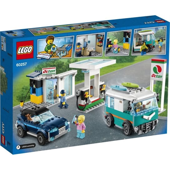 LEGO City, klocki Stacja benzynowa, 60257 LEGO