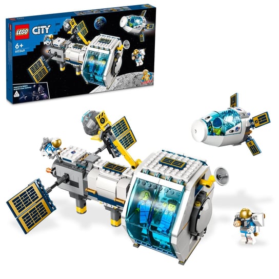 LEGO City, klocki, Stacja kosmiczna na Księżycu, 60349 LEGO