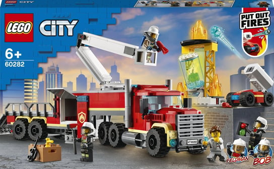 LEGO City, klocki Strażacka Jednostka Dowodzenia, 60282 LEGO