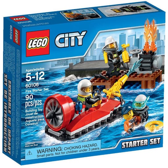 LEGO City, klocki Strażacy, zestaw startowy, 60106 LEGO