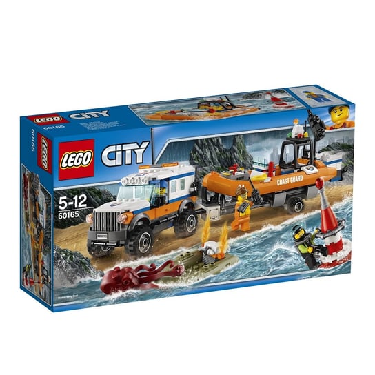 LEGO City, klocki Terenówka szybkiego reagowania, 60165 LEGO