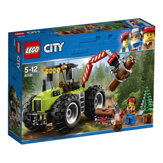 LEGO City, klocki Traktor leśny, 60181 LEGO
