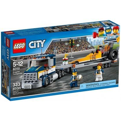 LEGO City, klocki Transporter dragsterów, 60151 LEGO