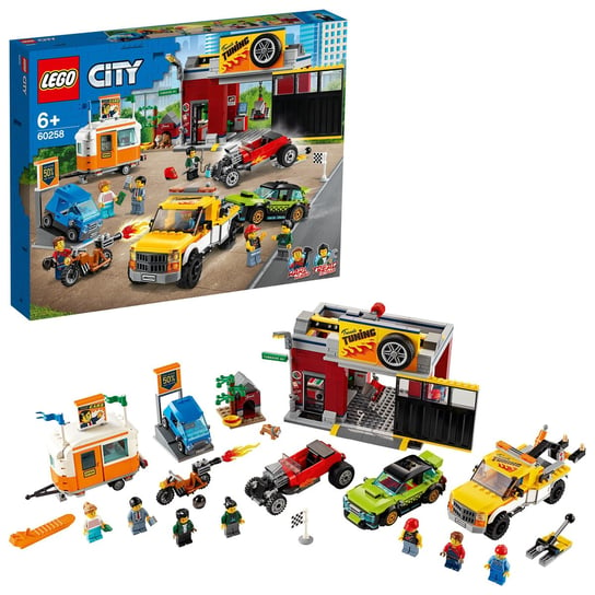 LEGO City, klocki Warsztat tuningowy, 60258 LEGO