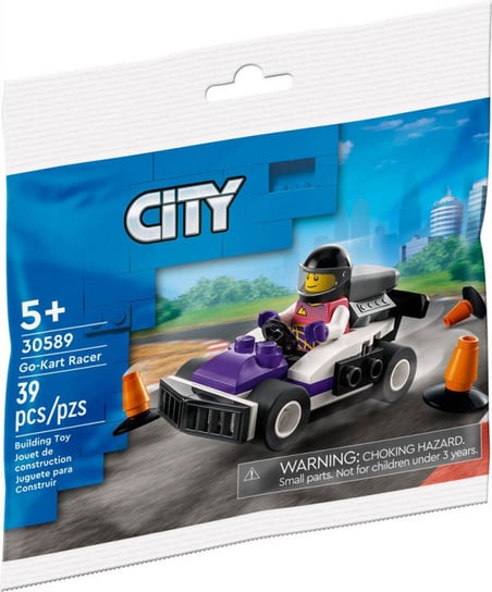 LEGO City, Klocki, Wyścigowy gokart, 30589 LEGO