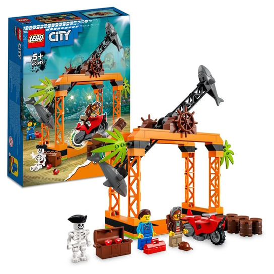 LEGO City, klocki, Wyzwanie kaskaderskie: atak rekina, 60342 LEGO