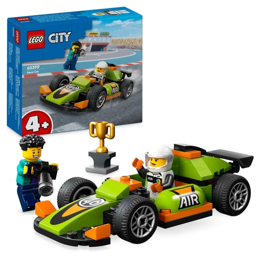 LEGO City, klocki, Zielony samochód wyścigowy, 60399 LEGO