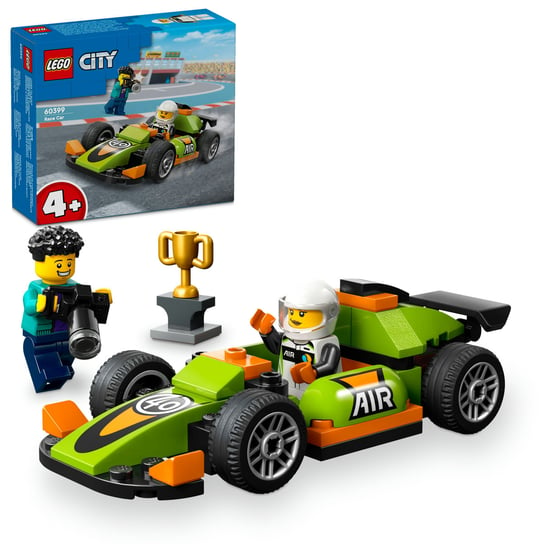 LEGO City, klocki, Zielony samochód wyścigowy, 60399 LEGO