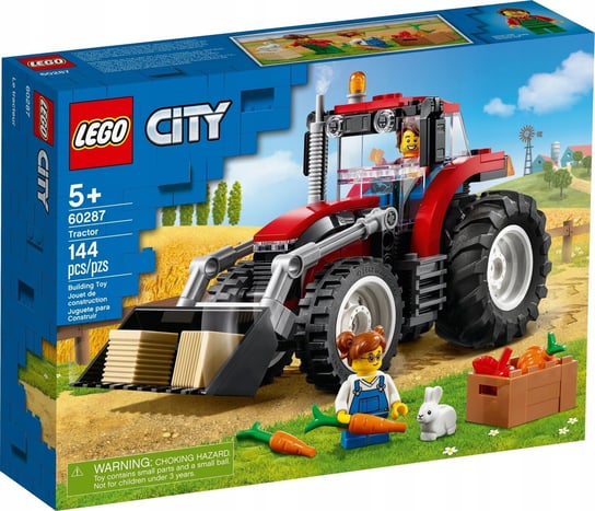 LEGO City Traktor Farma Ciągnik (60287) KLOCKI PREZENT LEGO