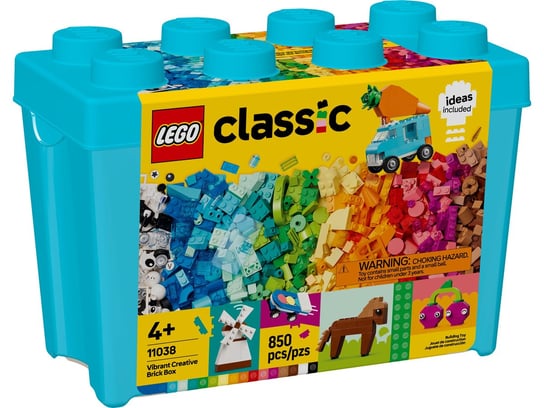 LEGO CLASSIC 11038 Kreatywne pudełko z kolorowymi LEGO