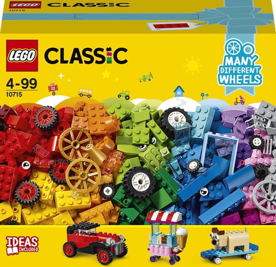 LEGO Classic, klocki Klocki na kółkach, 10715 LEGO