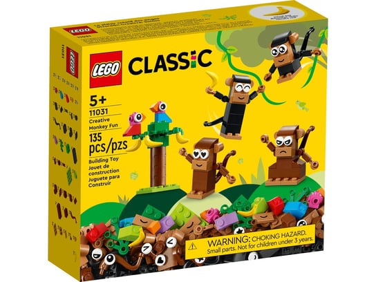 LEGO Classic, klocki, Kreatywna Małpia Zabawa, 11031 LEGO