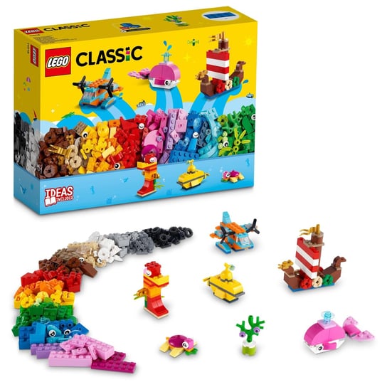 LEGO Classic, klocki, Kreatywna oceaniczna zabawa, 11018 LEGO