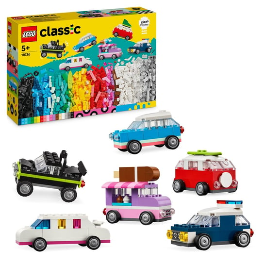 LEGO Classic, klocki, Kreatywne pojazdy, 11036 LEGO